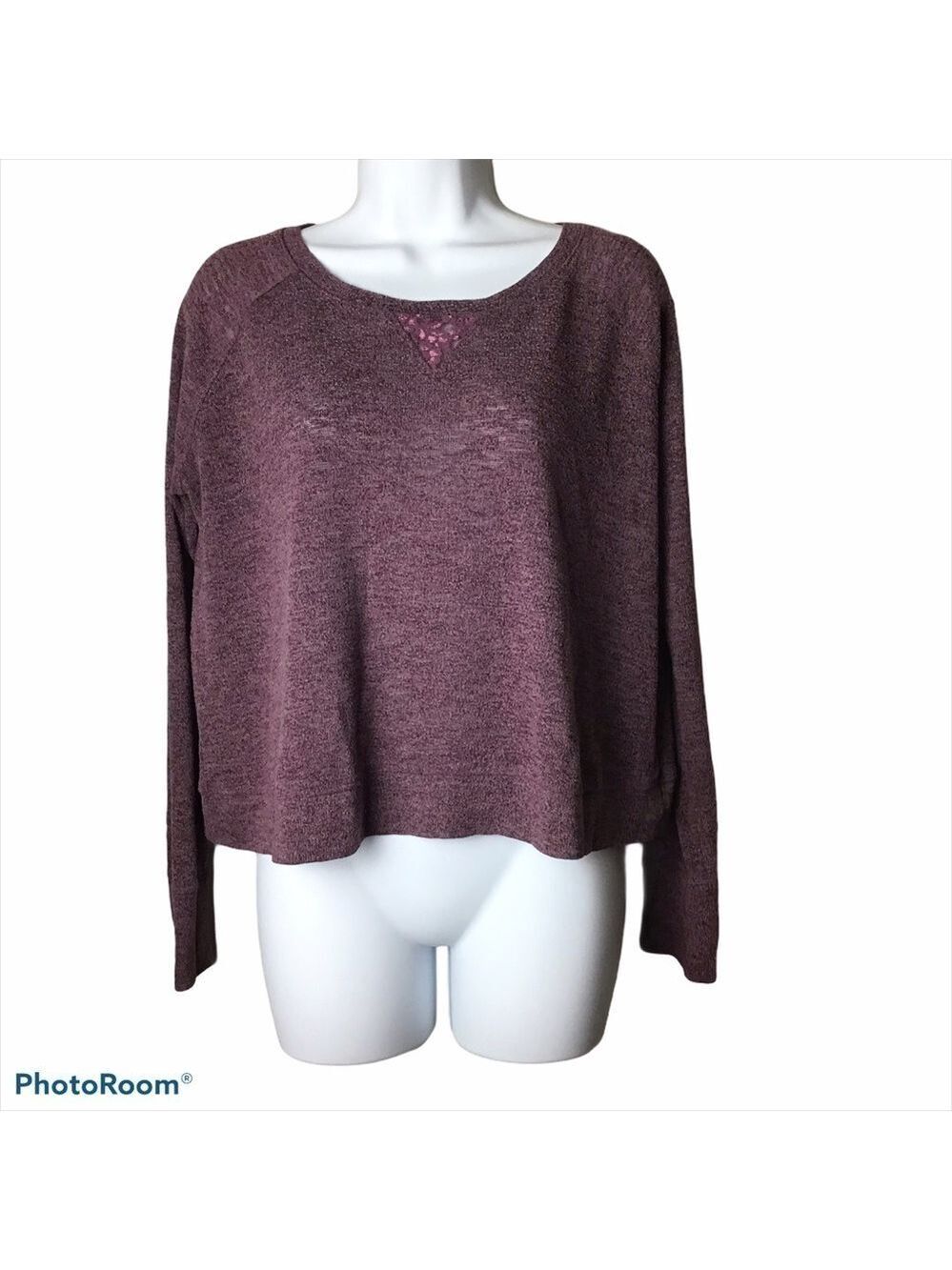 VICTORIA’S Secret Cropped Burnout Top